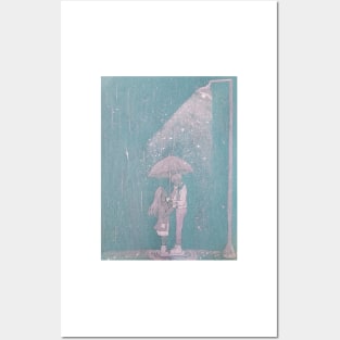 La pluie, c'est romantique Posters and Art